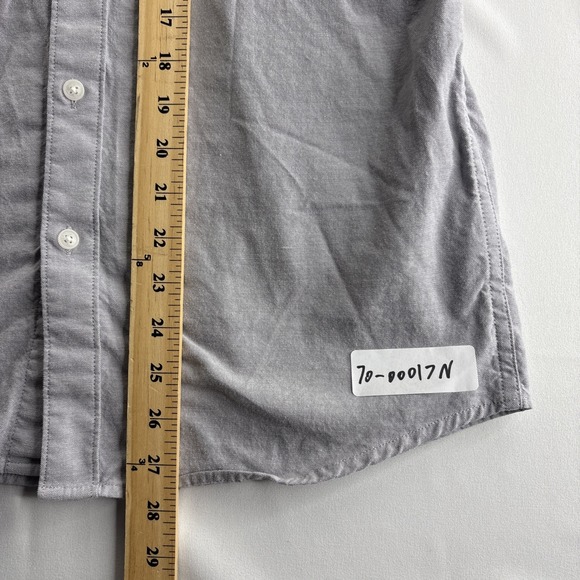 Sonoma Goods For Life Button Shirt Men's Small Grey Slim Long Sleeve - Picture 3 of 6